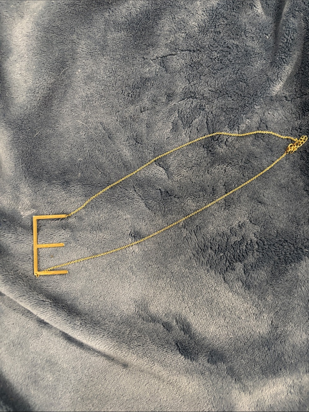 Letter E necklace